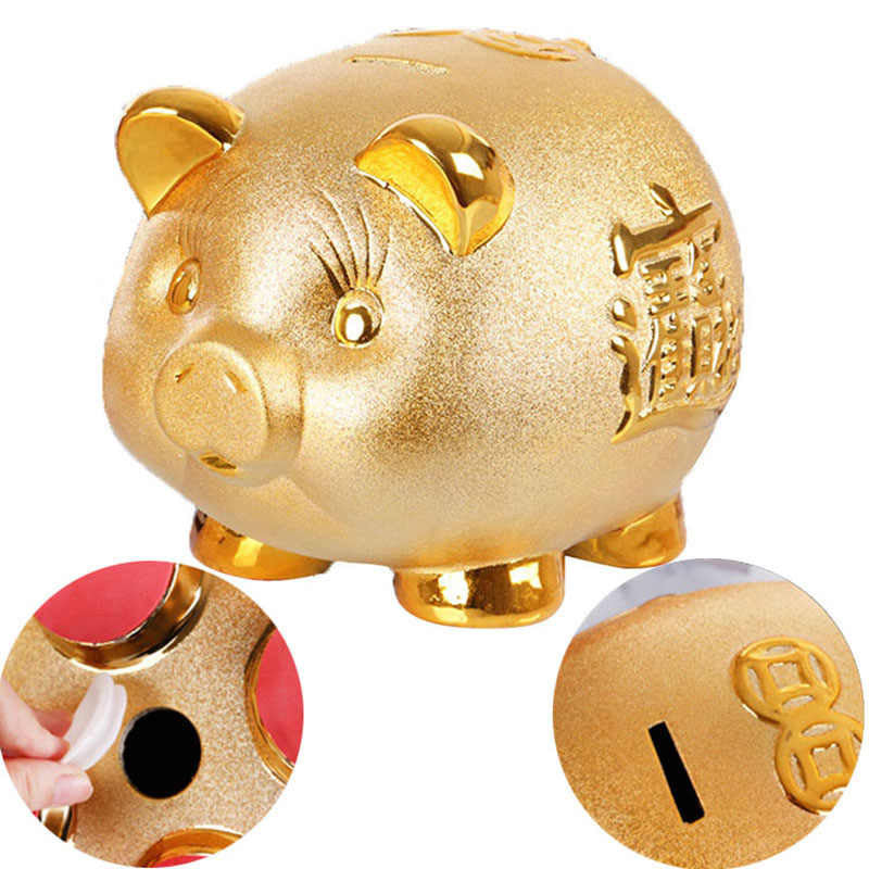 Chinesisches Keramiksparschwein Feng Shui - Home Decor - TaoTempel