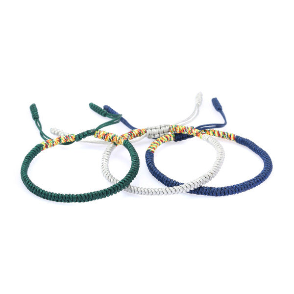 Tibetisches Knotenarmband handgemacht - Für Frieden & Harmonie - Bracelet - TaoTempel