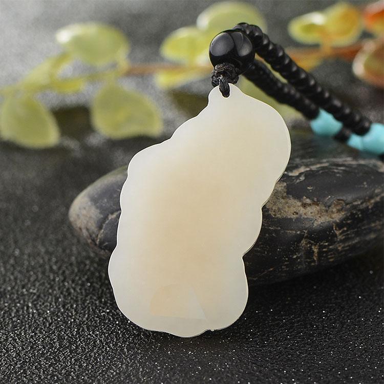 Hetian Jade Pixiu Halskette - Wohlstand Manifestieren - Necklace - TaoTempel