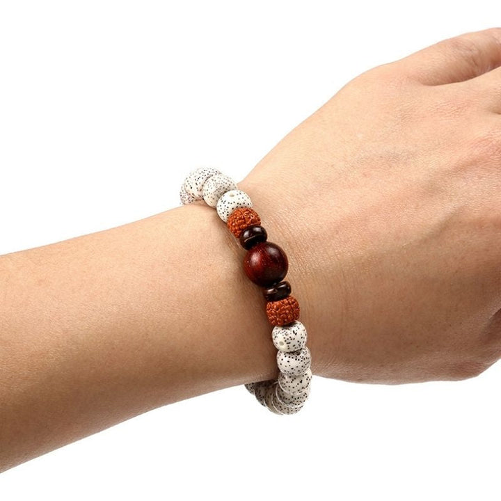 Beruhigungsarmband aus Bodhiwurzel-Sandelholz - Bracelet - TaoTempel